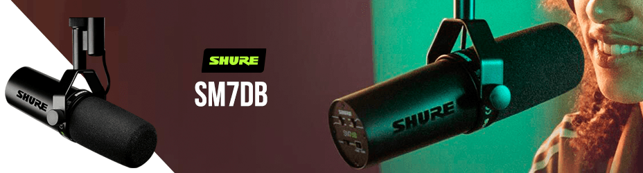 Shure SM7dB Active Dynamic Microphone