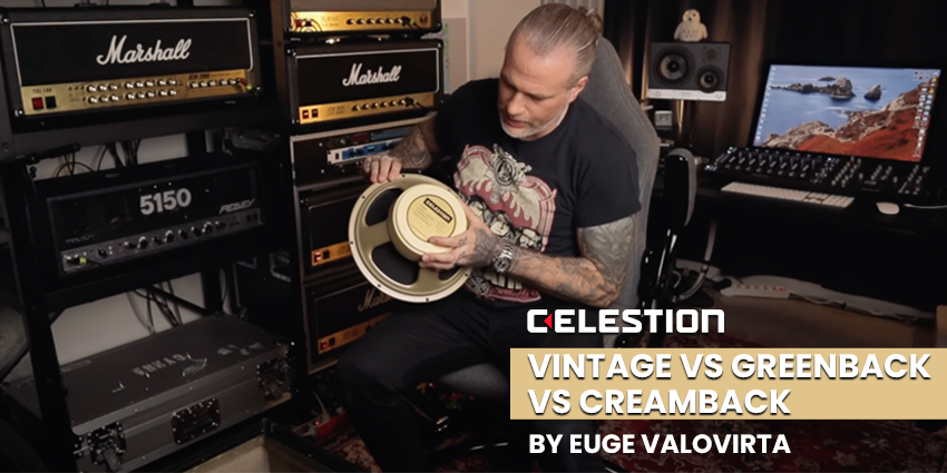 Alto-falantes Celestion comparados por Euge Valovirta