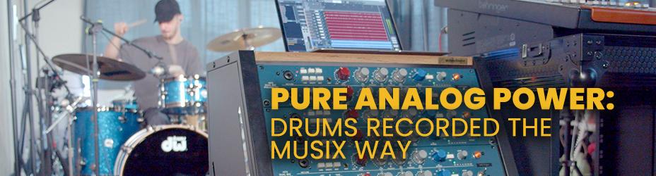 Behringer 1273 & 676 Preamps: Echte analoge Drum-Aufnahme im Studio